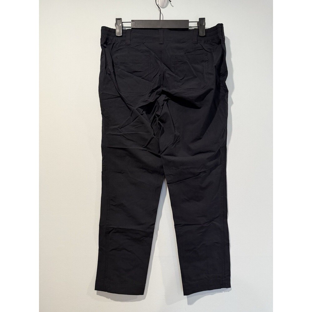 Athleta Pants Womens 8 Black Stretch Athletic Travel Hiking Minimal Athleisure - Picture 2 of 7